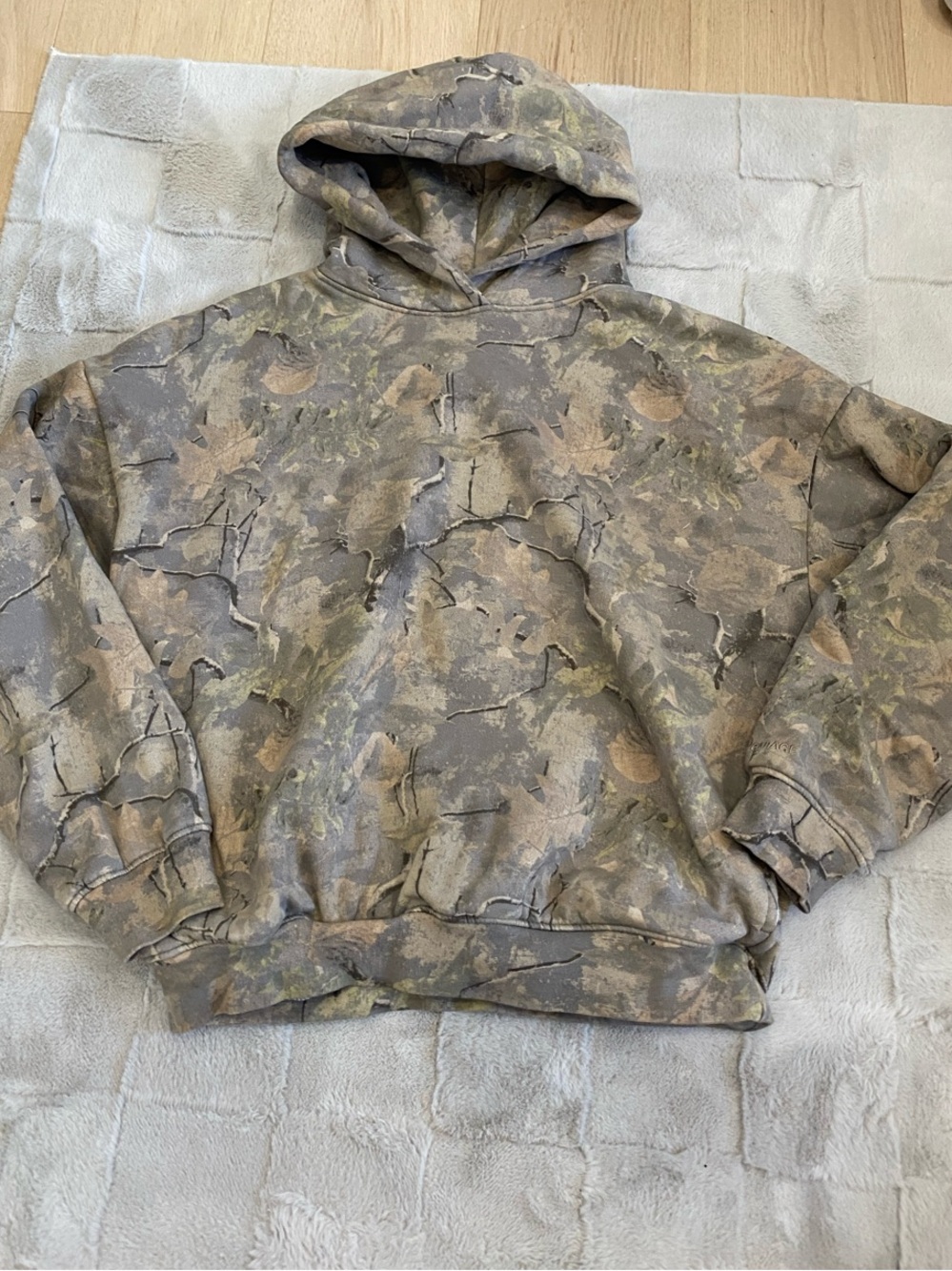Garage Men's Camouflage Hoodie in Gray, Brown, Green